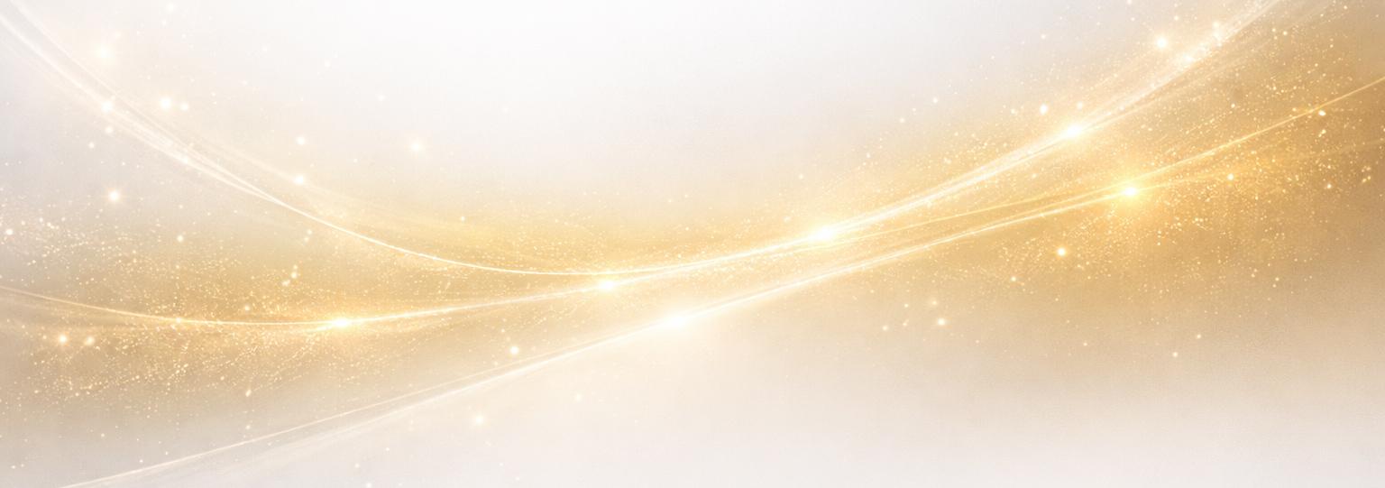 Glowing golden wave background